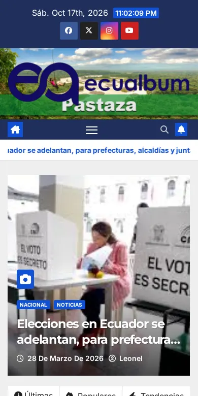 Ecualbum: vista en celular
